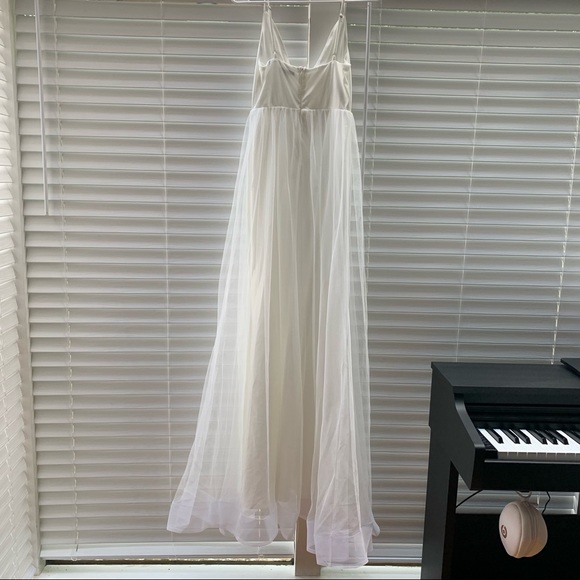FASHION NOVA White tulle maxi wedding dress, NWT - Picture 11 of 11
